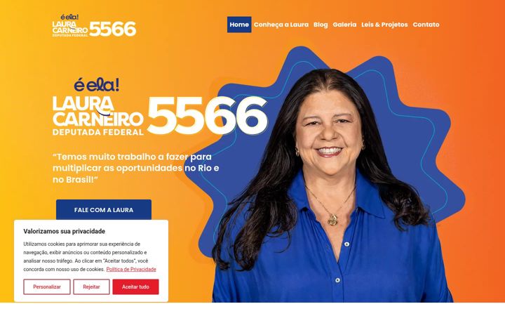 Screenshot of lauracarneiro.com.br