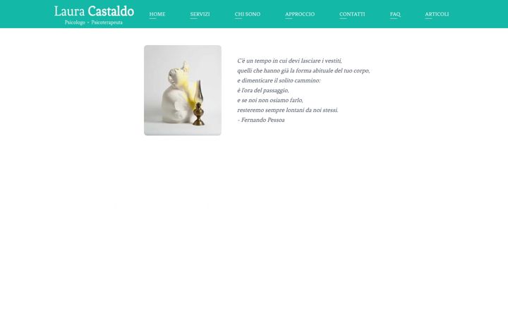 Screenshot of lauracastaldo.it