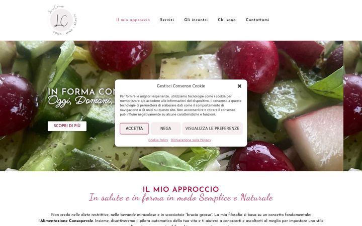 Screenshot of lauracatuozzo.ch