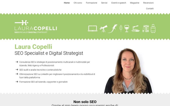 Screenshot of lauracopelli.it