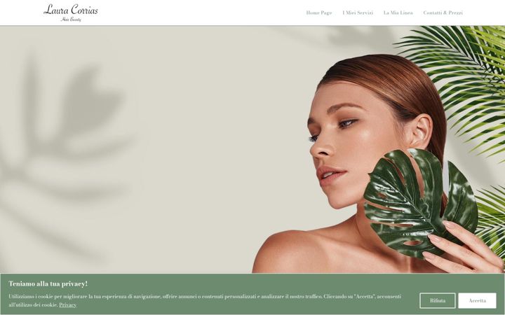 Screenshot of lauracorriashairbeauty.it