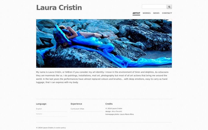 Screenshot of lauracristin.it