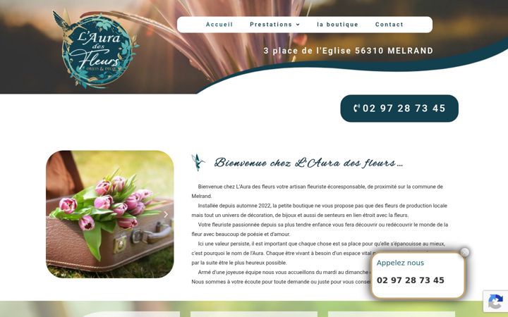 Screenshot of lauradesfleurs.fr