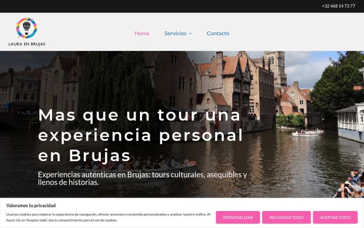 Screenshot of lauraenbrujas.com