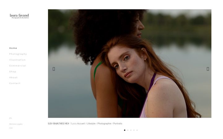 Screenshot of laurafavand.com