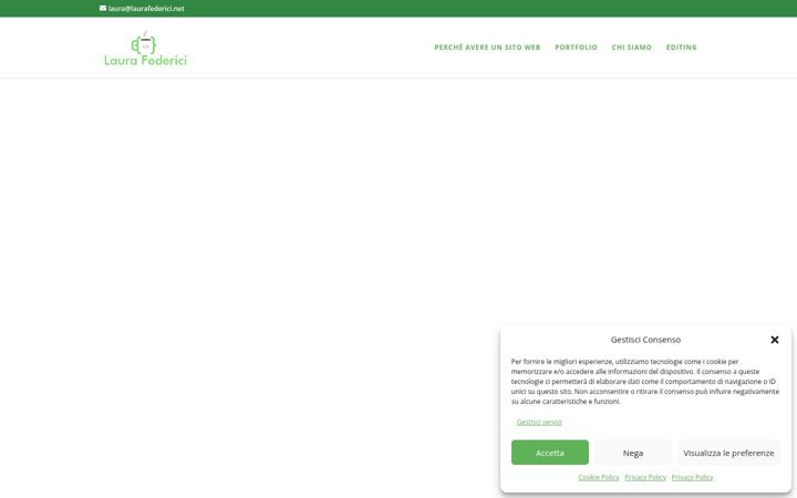 Screenshot of laurafederici.net