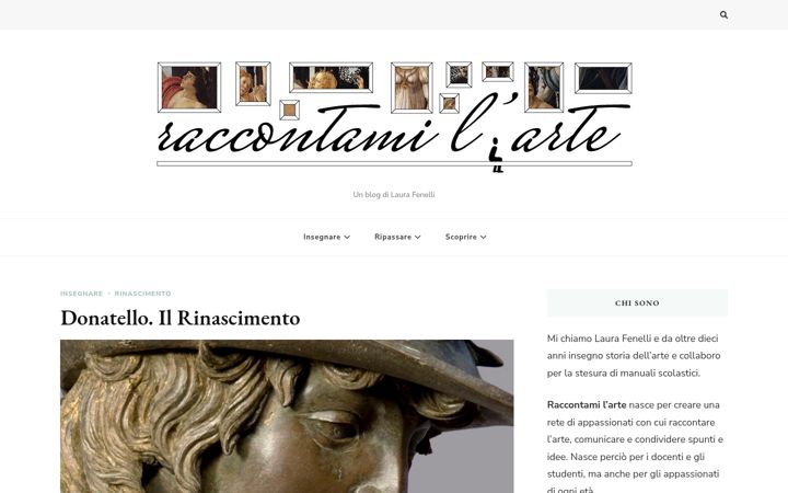 Screenshot of laurafenelli.it