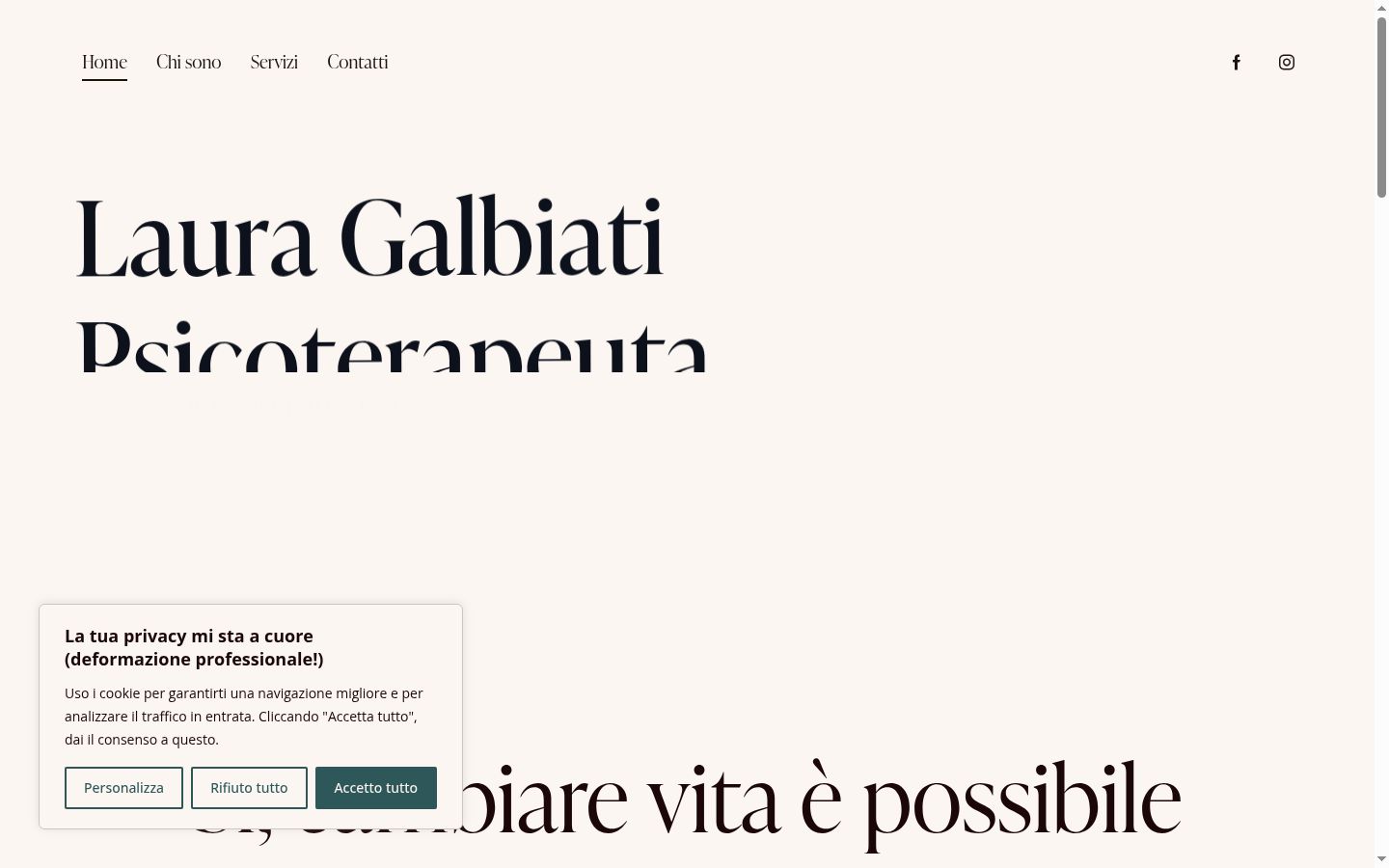 Screenshot tal-banner tal-kunsens muri qabel kwalunkwe interazzjoni
