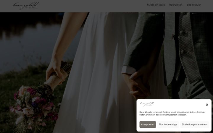 Screenshot of lauragerhold-fotografie.de