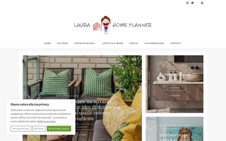 Screenshot of laurahomeplanner.com