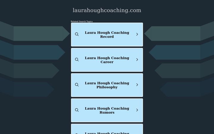 Screenshot of laurahoughcoaching.com