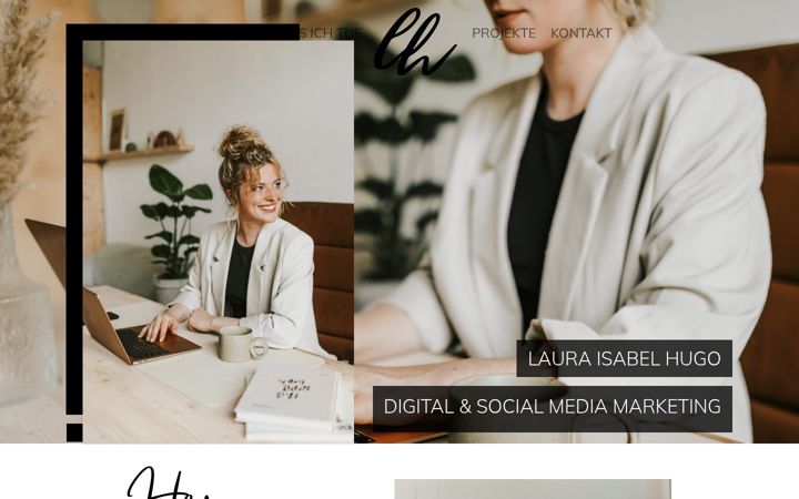 Screenshot of laurahugo.de