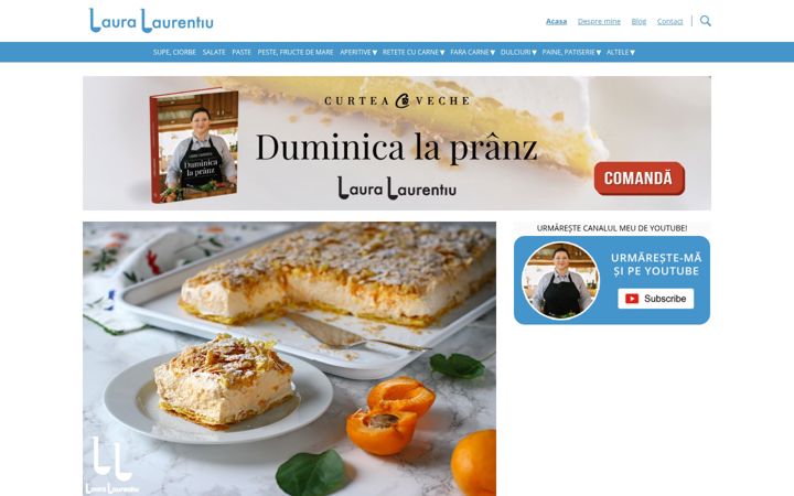 Screenshot of lauralaurentiu.ro
