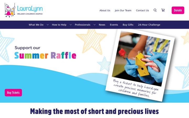 Screenshot of lauralynn.ie