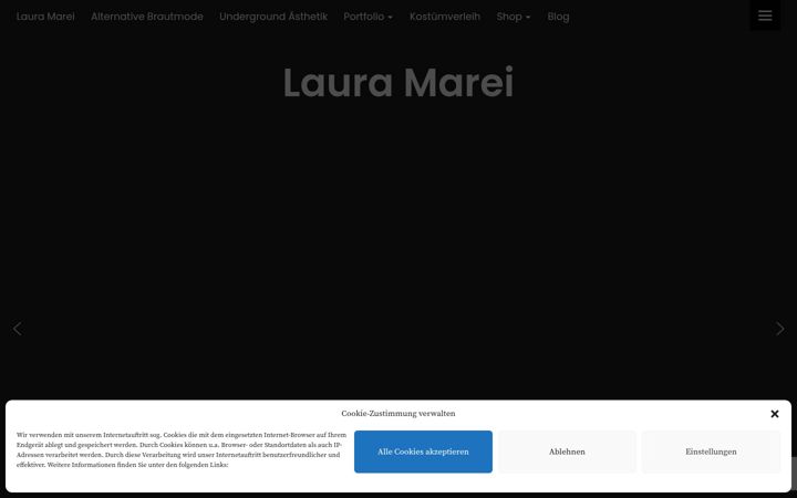 Screenshot of lauramarei.de