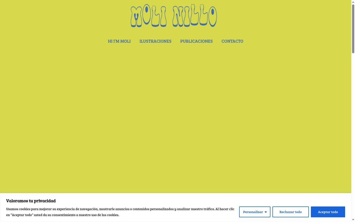 Screenshot tal-banner tal-kunsens muri qabel kwalunkwe interazzjoni