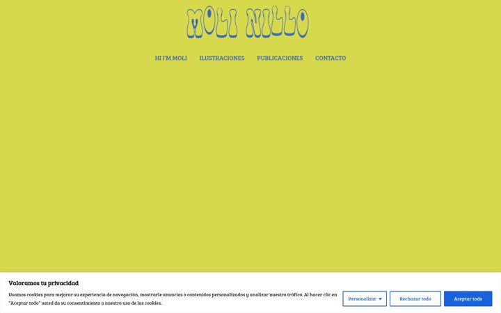 Screenshot of lauramoline.es
