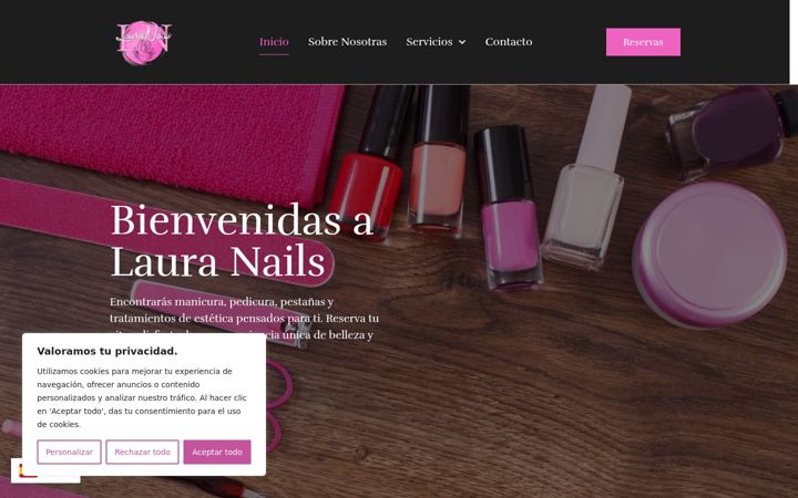 Screenshot of lauranails.es