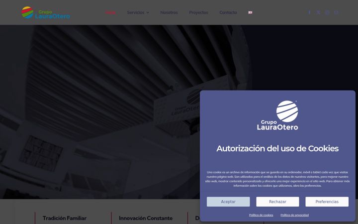 Screenshot of lauraotero.com