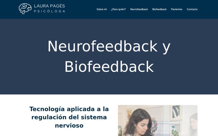 Screenshot von laurapagespsicologa.com