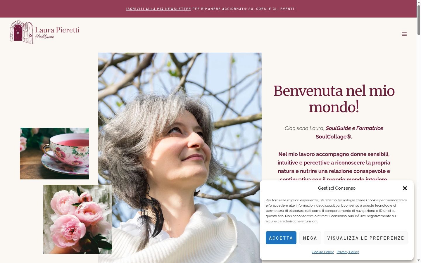 Capture d'écran de la bannière de consentement affichée avant toute interaction