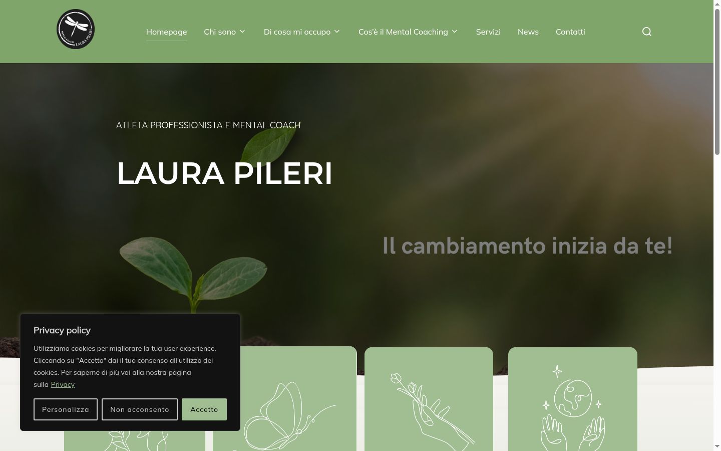 Screenshot tal-banner tal-kunsens muri qabel kwalunkwe interazzjoni