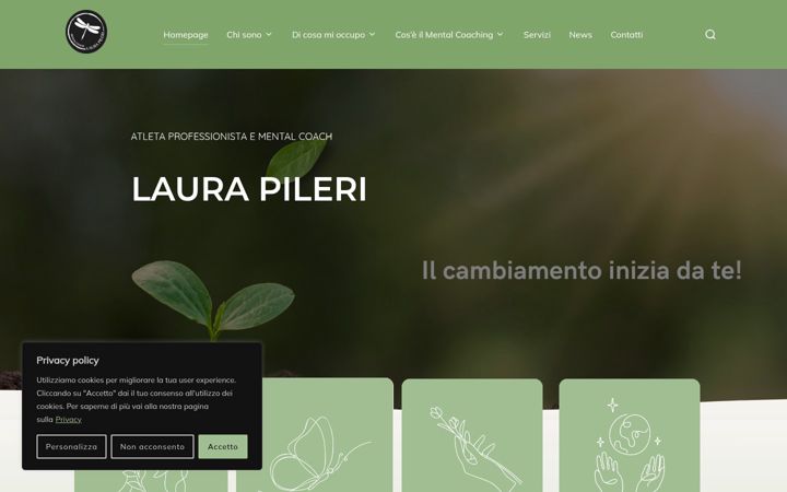 Screenshot of laurapileri.it