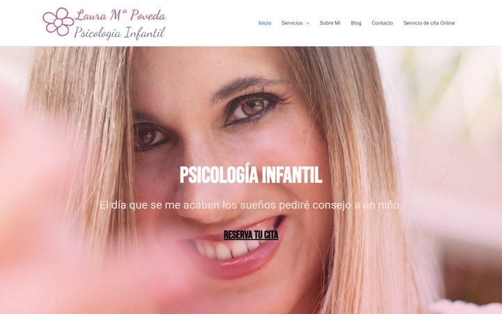 Screenshot of laurapsicologiainfantil.com