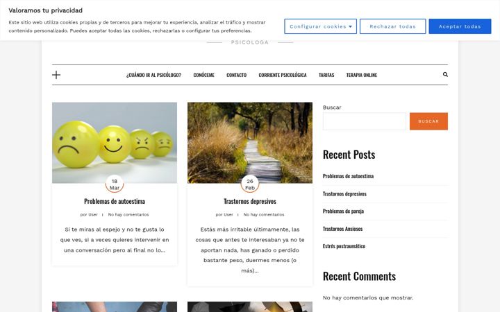 Screenshot of lauraquemada.com
