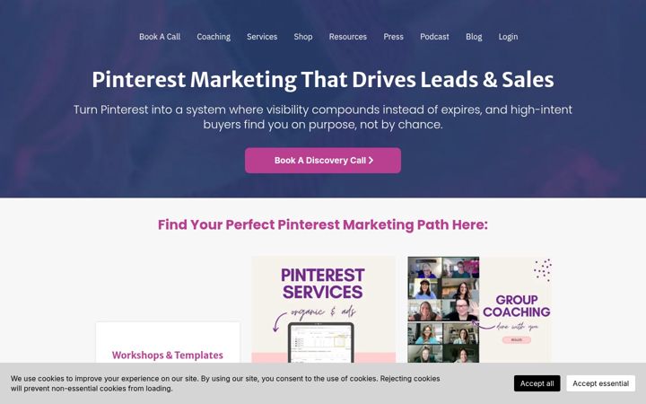 Screenshot of laurarike.com