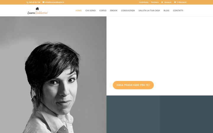 Screenshot of laurasabbatini.it