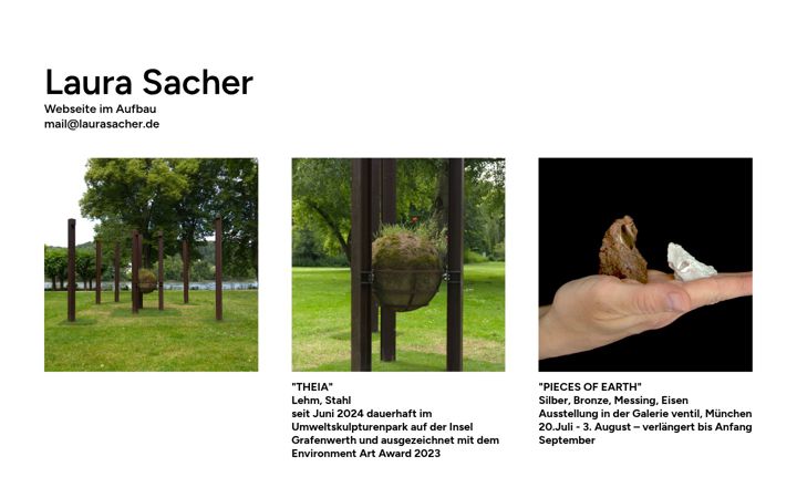 Screenshot of laurasacher.de