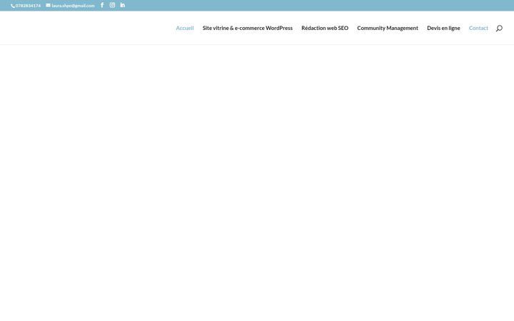 Screenshot of laurashpo.fr