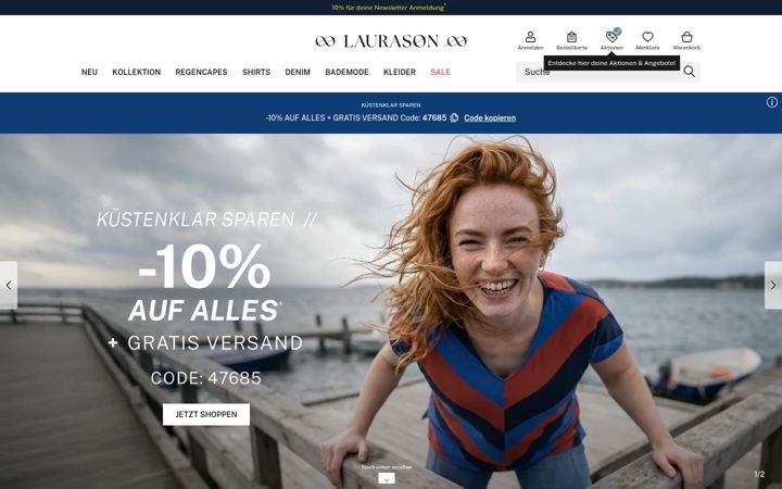 Screenshot of laurason.de