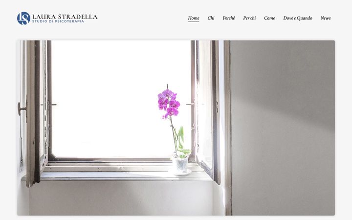 Screenshot of laurastradellapsicologa.it