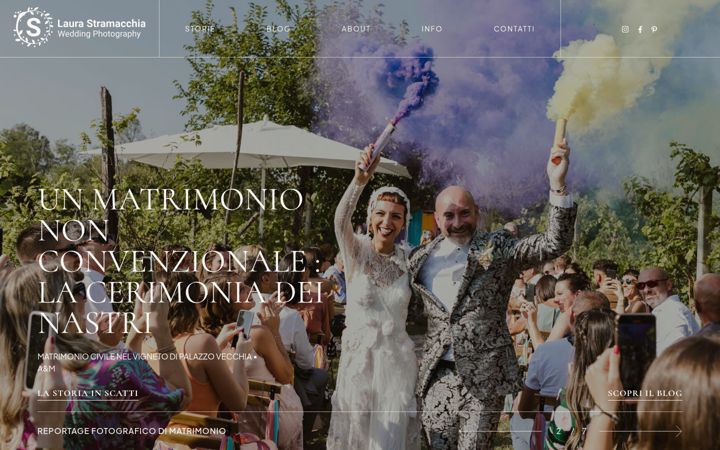 Screenshot of laurastramacchia.com