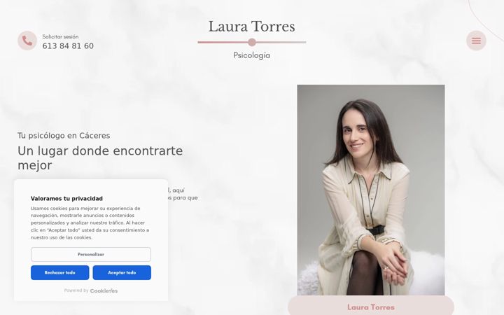Screenshot of lauratorrespsicologa.es