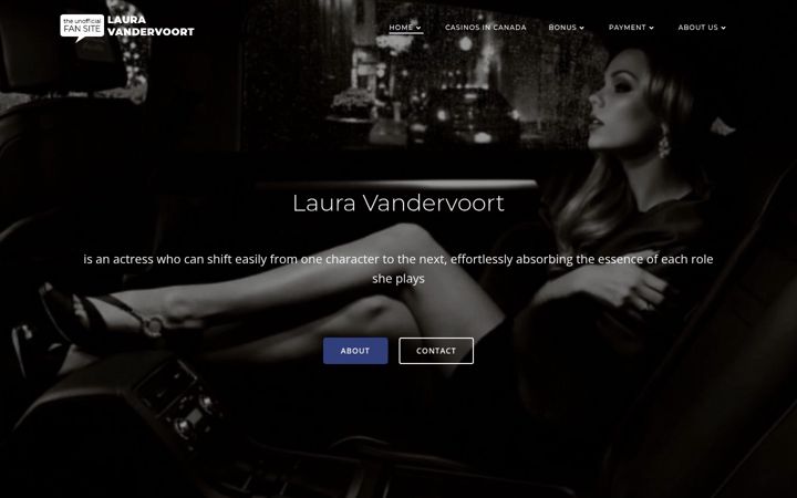 Screenshot of lauravandervoort.net