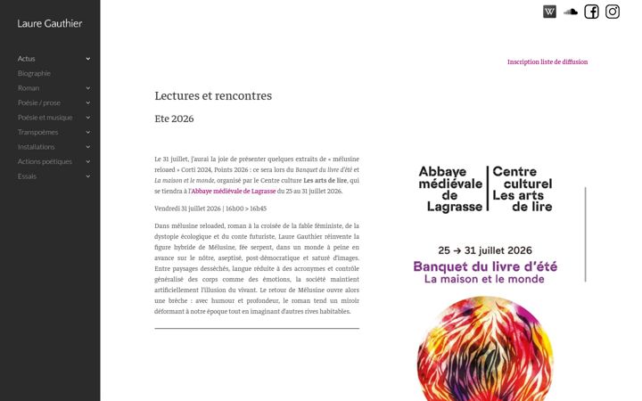 Screenshot of laure-gauthier.com