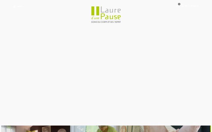 Screenshot of lauredunepause.fr