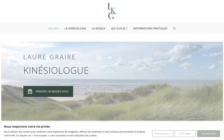 Screenshot of lauregrairekinesiologue.com