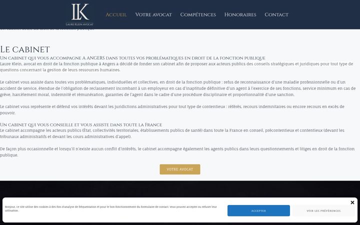 Screenshot of laureklein-avocat.fr