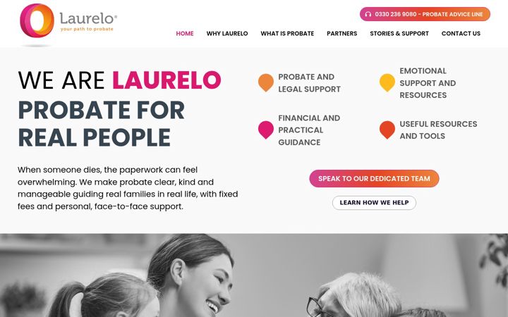Screenshot of laurelo.co.uk