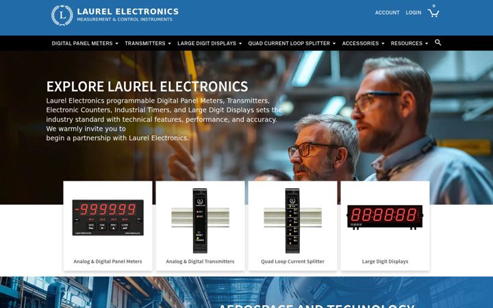 Screenshot of laurels.com