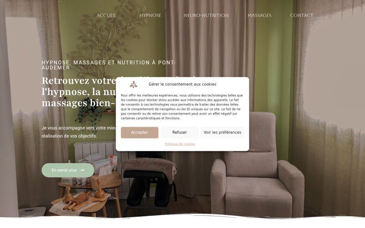 Screenshot of laurence-hypnose.fr