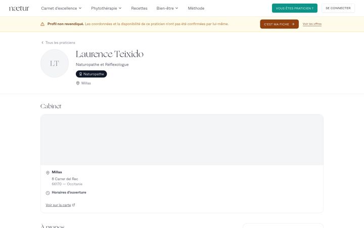 Screenshot of laurence-teixido.fr