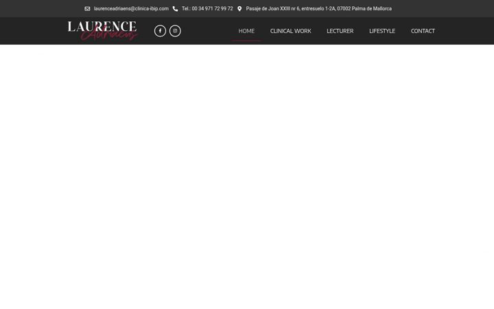 Screenshot of laurenceadriaens.eu