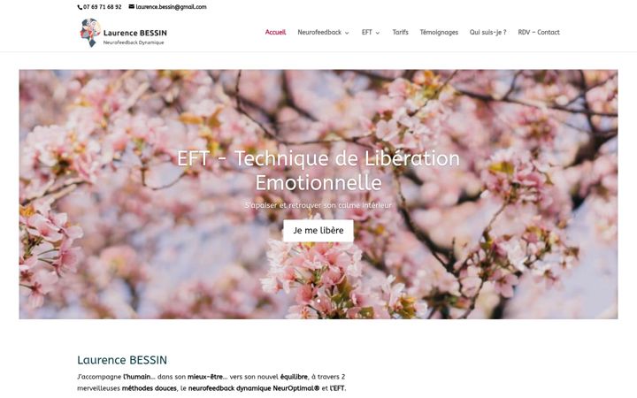 Screenshot of laurencebessin-neurofeedback.fr