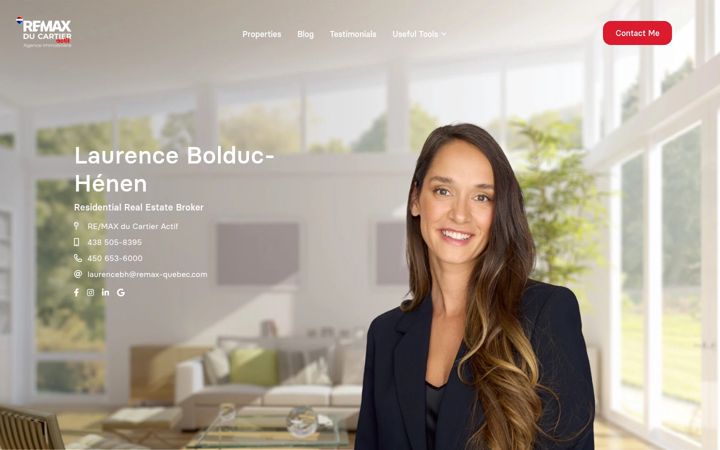 Screenshot of laurencebh.com