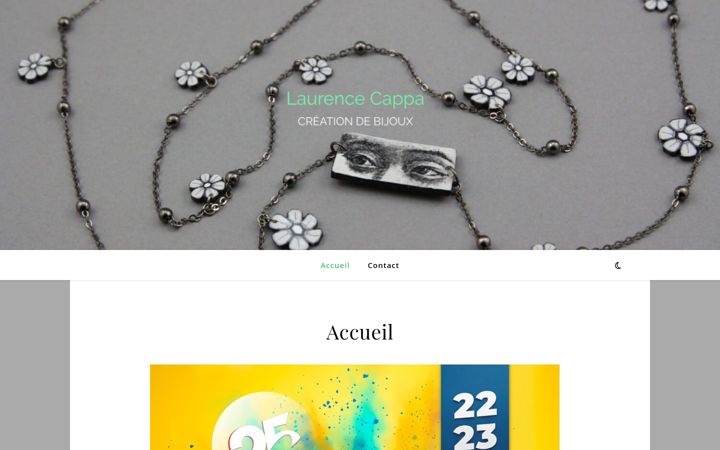 Screenshot of laurencecappa.ch